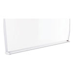 Universal Melamine Dry Erase Board with Aluminum Frame, 36 x 24, White Surface, Anodized Aluminum Frame view 3
