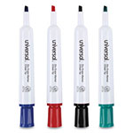 Universal Dry Erase Marker, Broad Chisel Tip, Assorted Colors, 4/Set view 1