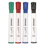 Universal Dry Erase Marker, Medium Bullet Tip, Assorted Colors, 4/Set view 1