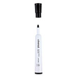 Universal Dry Erase Marker, Medium Bullet Tip, Black, Dozen view 1