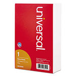 Universal Loose White Memo Sheets, 4 x 6, Unruled, Plain White, 500/Pack view 2