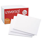 Universal Unruled Index Cards, 3 x 5, White, 500/Pack view 3