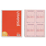 Universal Wirebound Message Books, Two-Part Carbonless, 5.5 x 3.88, 4 Forms/Sheet, 200 Forms Total view 1
