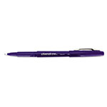 Universal Porous Point Pen, Stick, Medium 0.7 mm, Blue Ink, Blue Barrel, Dozen view 1
