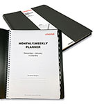 Universal Weekly Planner, 11 x 8, Black Cover, 14-Month, Dec 2023 to Jan 2025 view 3