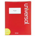 Universal White Labels, Inkjet/Laser Printers, 2 x 4, White, 10/Sheet, 100 Sheets/Box orginal image