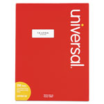 Universal White Labels, Inkjet/Laser Printers, 1 x 2.63, White, 30/Sheet, 250 Sheets/Pack orginal image