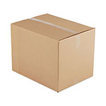 Universal Fixed-Depth Brown Corrugated Shipping Boxes, Regular Slotted Container (RSC), Small, 6