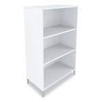 Union & Scale™ Essentials Laminate Bookcase, Three-Shelf, 28 x 15 x 45.6, White orginal image