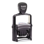 U.S. Stamp & Sign Trodat Professional 5-in-1 Date Stamp, Self-Inking, 1.13 x 2, Blue/Red orginal image