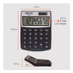 Victor 1000 Minidesk Calculator, Solar/Battery, 8-Digit LCD view 5