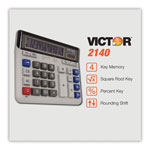 Victor 2140 Desktop Business Calculator, 12-Digit LCD view 5