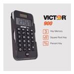 Victor 900 Antimicrobial Pocket Calculator, 8-Digit LCD view 4