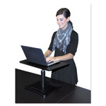 Victor High Rise Adjustable Laptop Stand, 21 x 13 x 12 to 15 3/4, Black view 2