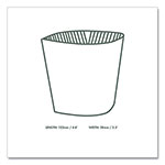 Vegware™ Kraft Hot Cup Sleeves, Fits Vegware 89-Series Hot Cups, Kraft, 1,000/Carton view 4