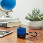 Verbatim Portable Bluetooth Speaker System - Blue - 100 Hz to 20 kHz - TrueWireless Stereo - Battery Rechargeable - 1 Pack view 2