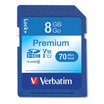 Verbatim 8GB Premium SDHC Memory Card, UHS-1 V10 U1 Class 10, Up to 70MB/s Read Speed orginal image