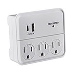 RCA 3-Outlet Wall Tap, White view 2
