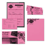 Astrobrights Color Paper, 24 lb, 8.5 x 11, Pulsar Pink, 500/Ream view 3