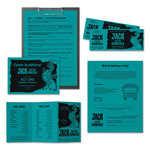 Astrobrights Color Paper, 24 lb, 8.5 x 11, Terrestrial Teal, 500/Ream view 2
