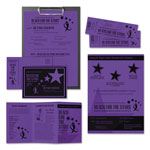 Astrobrights Color Cardstock, 65 lb, 8.5 x 11, Gravity Grape, 250/Pack view 2