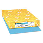 Neenah Paper Color Paper, 24 lb, 11 x 17, Lunar Blue, 500/Ream orginal image