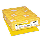 Astrobrights Color Cardstock, 65 lb, 8.5 x 11, Solar Yellow, 250/Pack orginal image