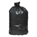 Webster Recycled Can Liners, 55-60gal, 2mil, 38 x 58, Black, 100/Carton view 1