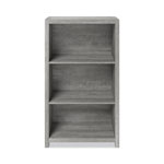 Whalen® Fallbrook Bookcase, Three-Shelf, 28w x 14d x 48.25h, Smoked Ash/Rustic Warm Gray orginal image