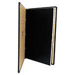 Wilson Jones Looseleaf Minute Book, Black Leather-Like Cover, 250 Unruled Pages, 8 1/2 x 14 view 5