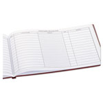 Wilson Jones Visitor Register Book, Red Hardcover, 112 Pages, 1,500 Entries, 8 1/2 x 10 1/2 view 3