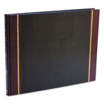 Wilson Jones Detailed Visitor Register Book, Black Cover, 208 Ruled Pages, 9.5 x 12.25 view 1