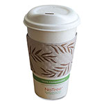 World Centric Hot Cup Sleeves, Fits 8 oz Cups, Natural, 1,000/Carton view 3