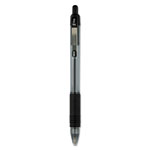 Zebra Pen Z-Grip Retractable Ballpoint Pen, Medium 1mm, Black Ink, Clear Barrel, 24/Pack view 1