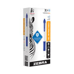 Zebra Pen Sarasa Dry X20+ Gel Pen, Retractable, Fine 0.7 mm, Blue Ink, White Barrel, Dozen view 3