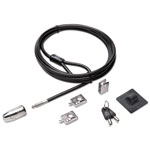 Acco Desktop and Peripherals Locking Kit 2.0, 8ft Carbon Steel Cable orginal image