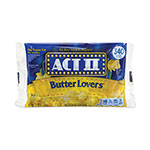 Act II® Butter Lovers Microwave Popcorn, 2.75 oz Bag, 36/Box orginal image