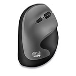 Adesso iMouse® A20 Antimicrobial Wireless Mouse, 2.4 GHz Frequency/33 ft Wrieless Range, Right Hand Use, Black/Granite orginal image