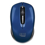 Adesso iMouse S50 Wireless Mini Mouse, 2.4 GHz Frequency/33 ft Wireless Range, Left/Right Hand Use, Blue orginal image