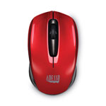 Adesso iMouse S50 Wireless Mini Mouse, 2.4 GHz Frequency/33 ft Wireless Range, Left/Right Hand Use, Red orginal image