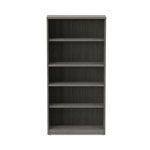 Alera Alera Valencia Series Bookcase, Four-Shelf, 31.75w x 14d x 64.75h, Gray orginal image