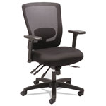 Alera Envy Series Mesh Mid-Back Multifunction Chair, Supports up to 250 lbs., Black Seat/Black Back, Black Base orginal image