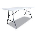 Alera Fold-in-Half Resin Folding Table, 72w x 29.63d x 29.25h, White orginal image