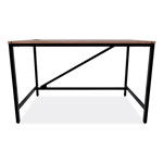 Alera Industrial Series Table Desk, 47.25w x 23.63d x 29.5h, Modern Walnut orginal image