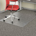 Alera Occasional Use Studded Chair Mat for Flat Pile Carpet, 46 x 60, Rectangular, Clear orginal image