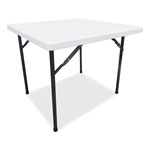 Alera Square Plastic Folding Table, 36w x 36d x 29 1/4h, White orginal image