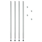 Alera Stackable Posts For Wire Shelving, 36