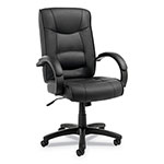 Alera Strada Series High-Back Swivel/Tilt Top-Grain Leather Chair, Supports Up to 275 lb, 17.91