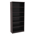 Alera Valencia Series Bookcase, Six-Shelf, 31 3/4w x 14d x 80 1/4h, Espresso orginal image