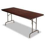 Alera Wood Folding Table, Rectangular, 71 7/8w x 29 7/8d x 29 1/8h, Mahogany orginal image